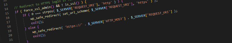 PHP code used to serve websites